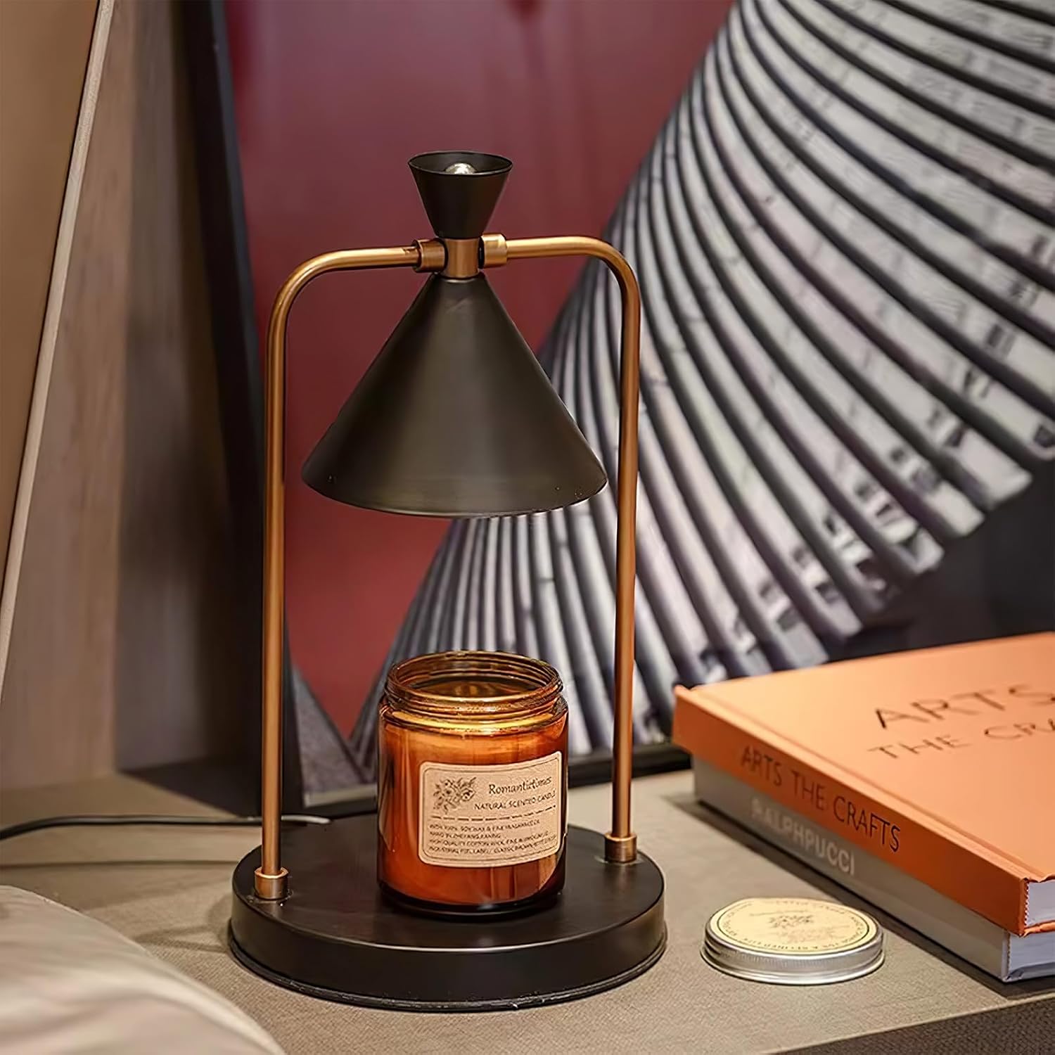 POWSTRO K Candle Warmer Lamp with Timer, 2 Bulbs Included M569
