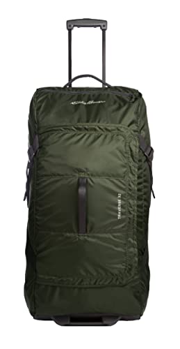 Eddie Bauer Traverse Rolling Duffel Bag, Ripstop Polyester, 78L M33903