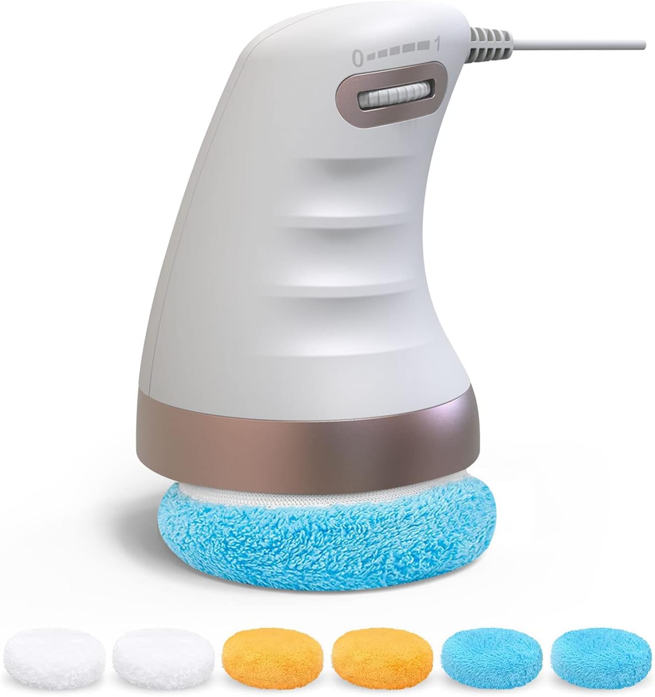 Body Sculpting Massager for Belly Legs Arms (White) J693