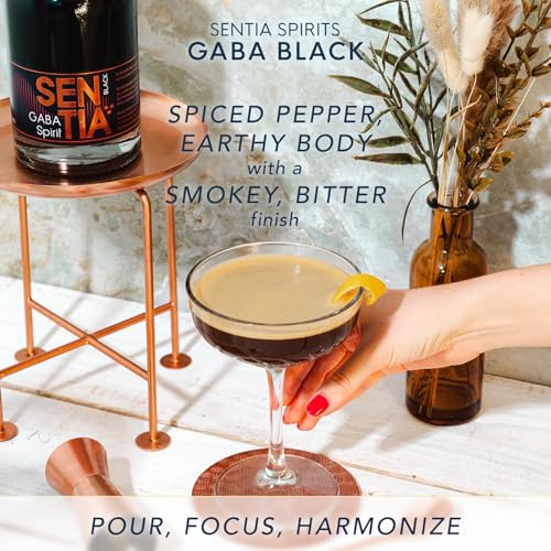 Sentia Gaba Black Botanical Non Alcoholic Spirits, Vegan, 16.9 fl oz P47508