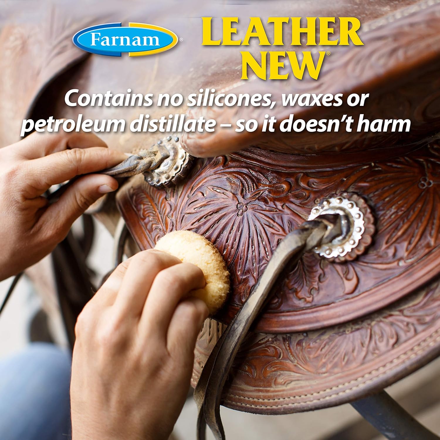 Farnam Leather Deep-Cleaning Conditioner and Restorer, 16 oz V7034