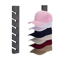 Hat Rack for Wall Baseball Cap Organizer Hanger (2 Pack) Modern Wooden Hat Holder Wall-Mounted Caps Display for Closet Door Bedroom Entryroom Laundry (Brown) …