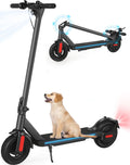 500W Foldable Electric Scooter for Adults 10" Electric Kick Scooter, Max 20 mph & 20 mile Range Commuting E-Scooter, Dual Brakes, 3 Speed Modes, Wide Pedal Portable & Cruise Control