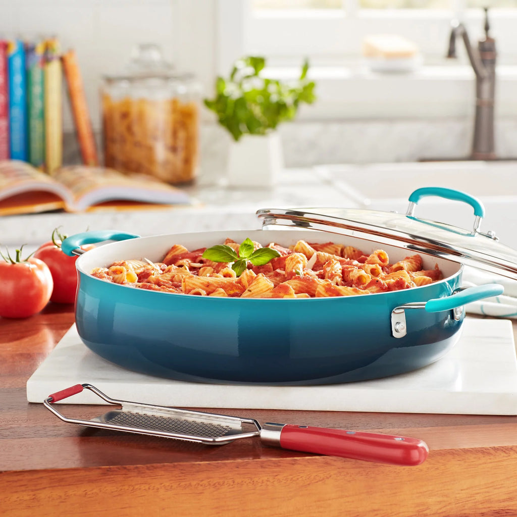 The Pioneer Woman 13 Inch Everyday Pan Blue Y583