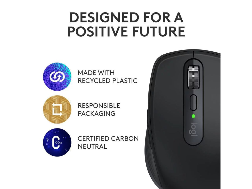 Logitech MX Anywhere 3S Compact Wireless Mouse, Black Q5631