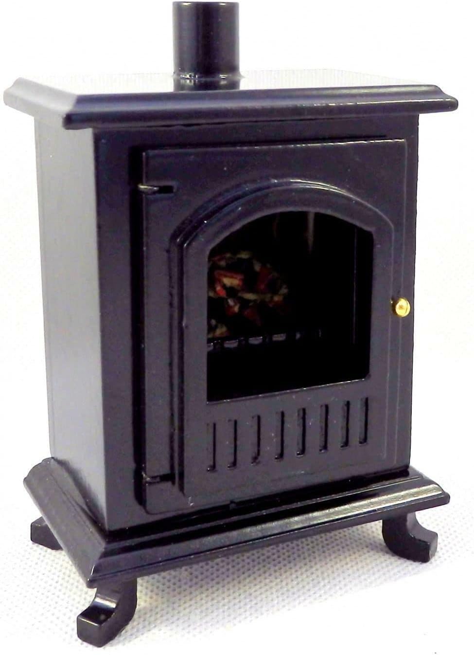 Dollhouse Wood Burning Stove Miniature 1:12 Scale Furniture N6406
