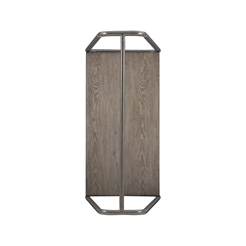 Linon Richter Modern Clothing Rack with Wooden Shelf F6213