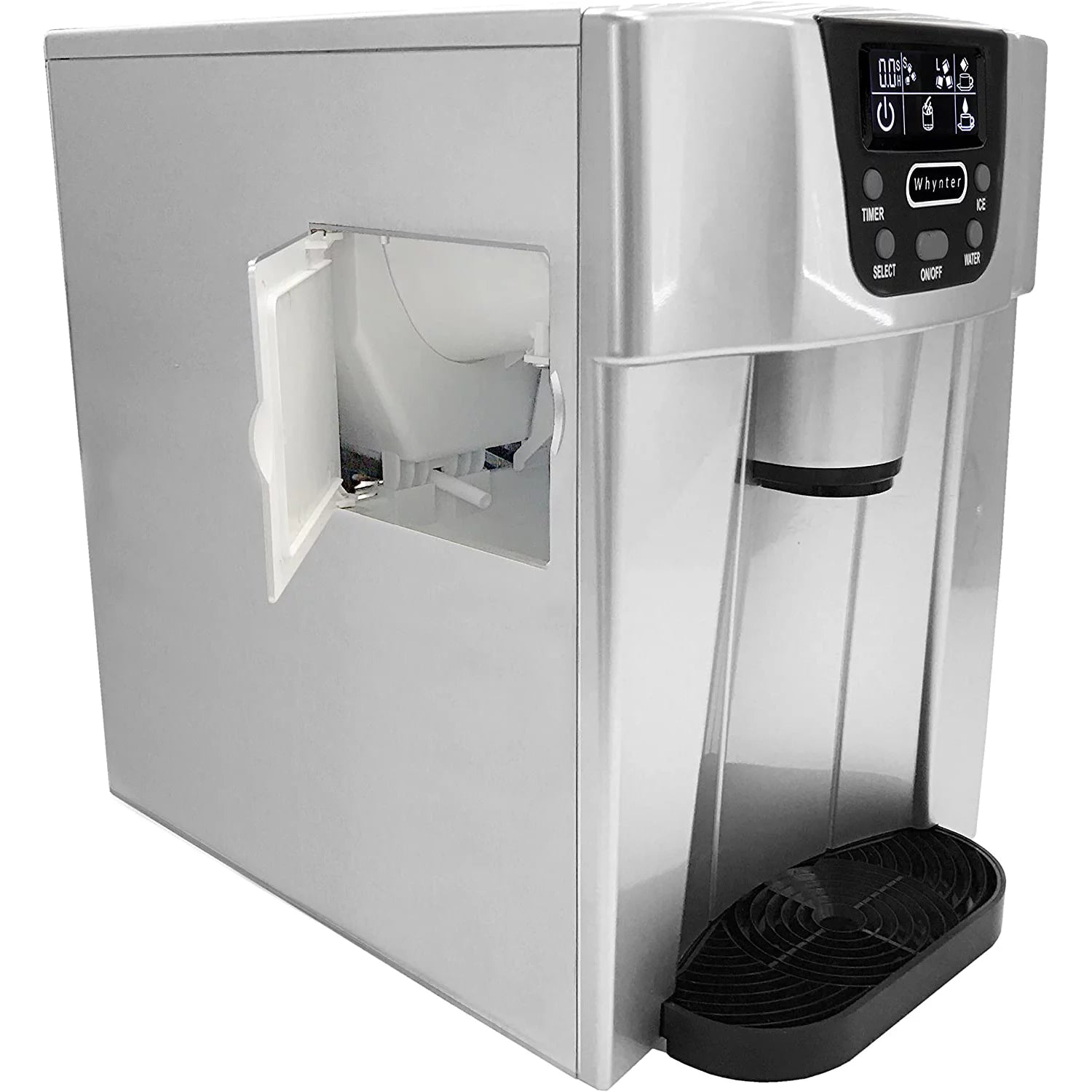Whynter IDC-221SC Countertop Ice Maker and Water Dispenser, Silver U153