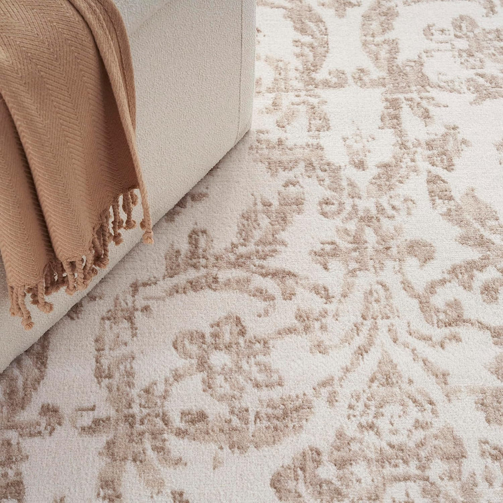 Nourison Jubilant Vintage Ivory Beige 8x10 Area Rug V61041
