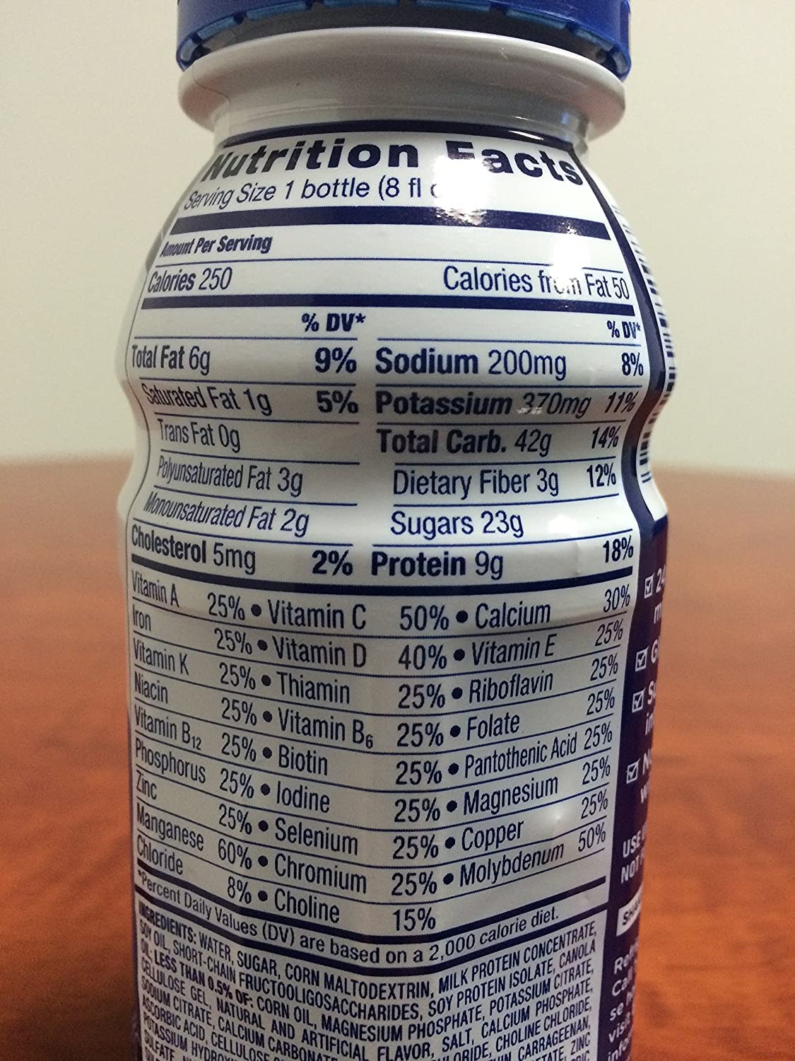 Ensure Original Therapeutic Nutrition Vanilla 8 fl oz Bottle C324978