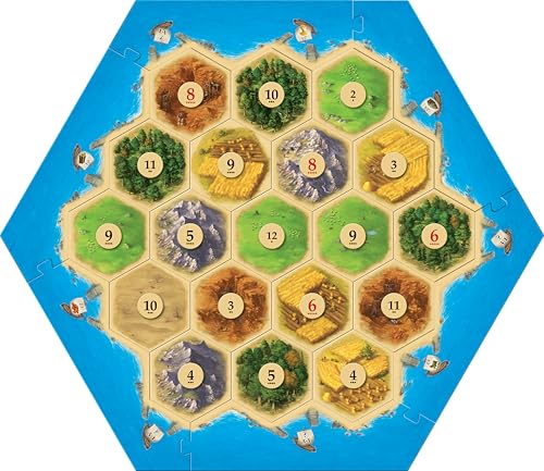 CATAN Board Game Base Game for Family and Adults Ages 10+ 3-4 Players 60 Minutes by Catan Studio D302