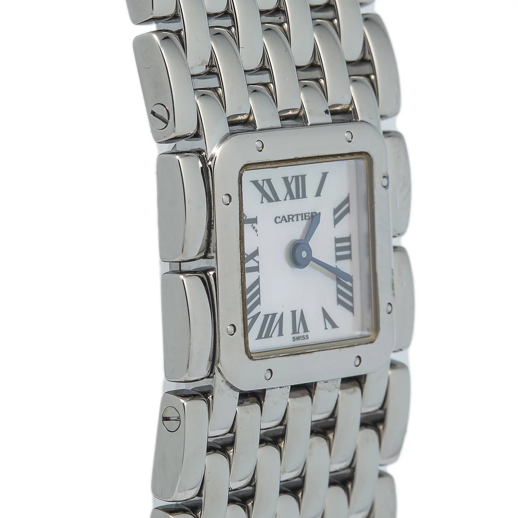 Cartier Panthere Ruban 2420 Mother-of-Pearl Dial Quartz Ladies Watch E5613