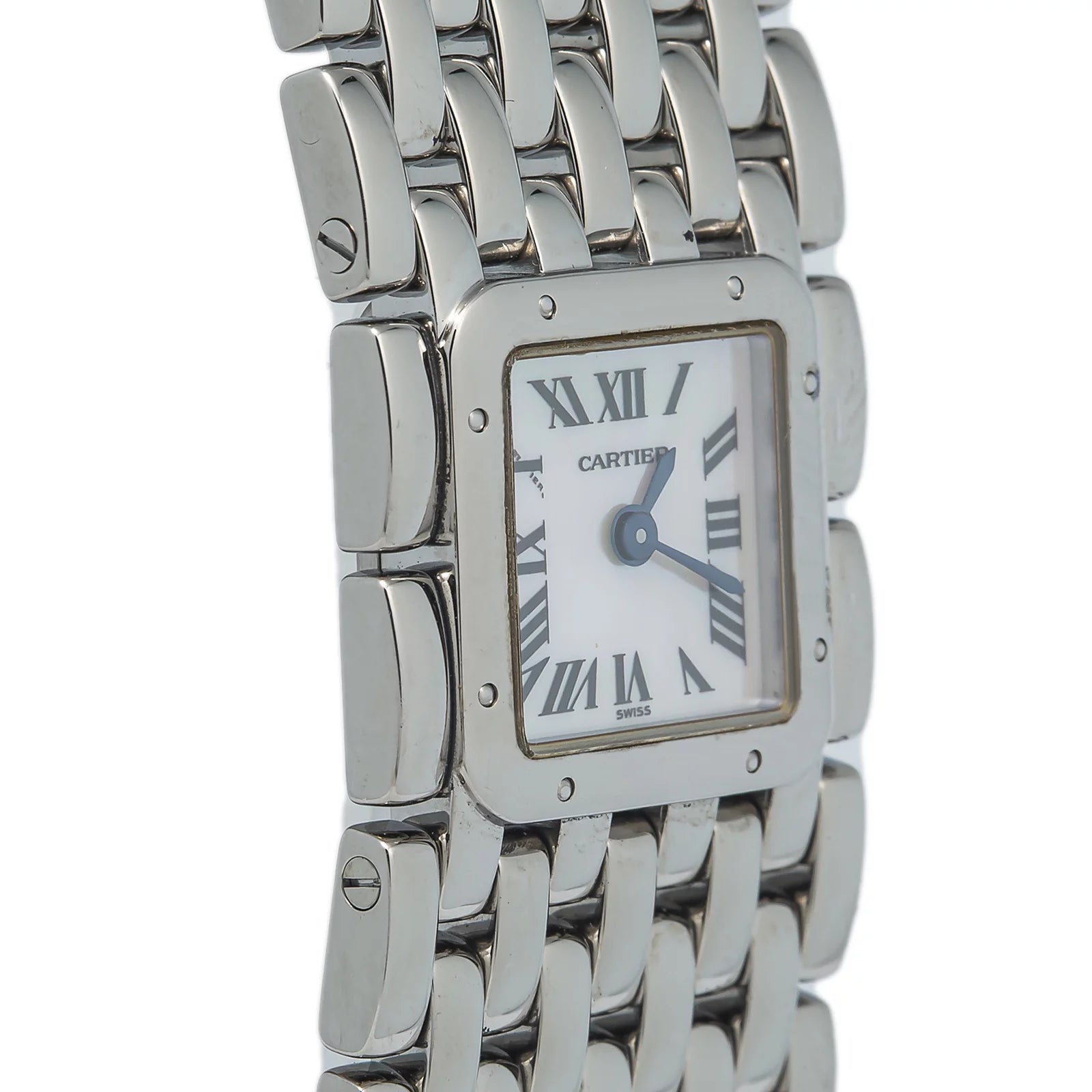 Cartier Panthere Ruban 2420 Mother-of-Pearl Dial Quartz Ladies Watch E5613