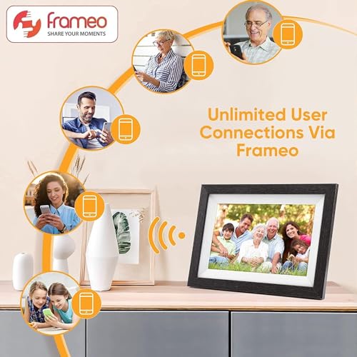 Frameo 10.1 Inch WiFi Digital Picture Frame with 32GB Memory R948