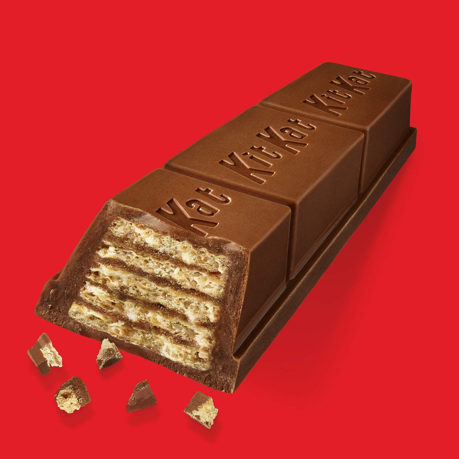 KIT KAT BIG KAT Milk Chocolate Wafer King Size Candy Bars, 3 oz (16 Count) D9190