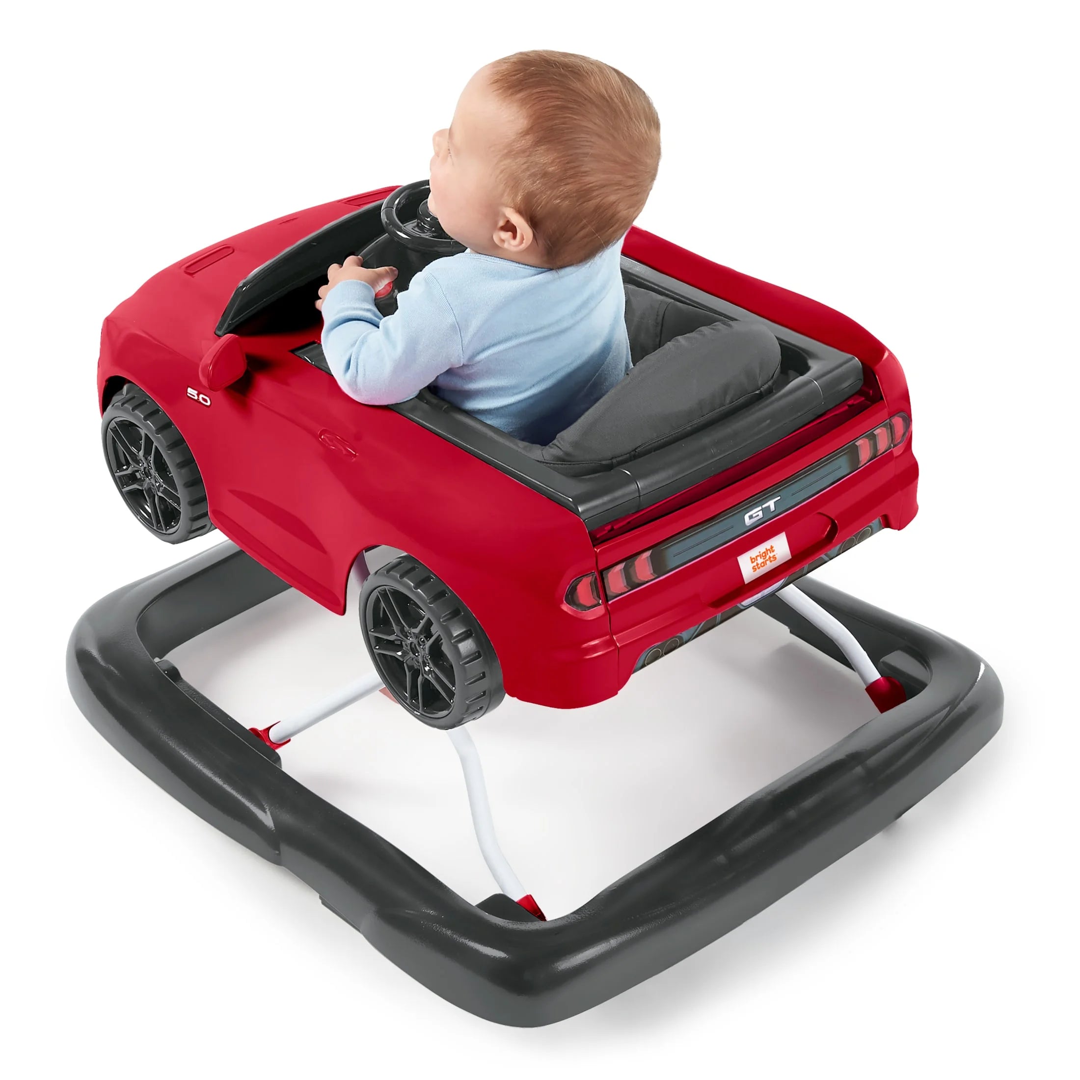 Bright Starts 4-in-1 Adjustable Baby Walker with Removable Steering Wheel L216763