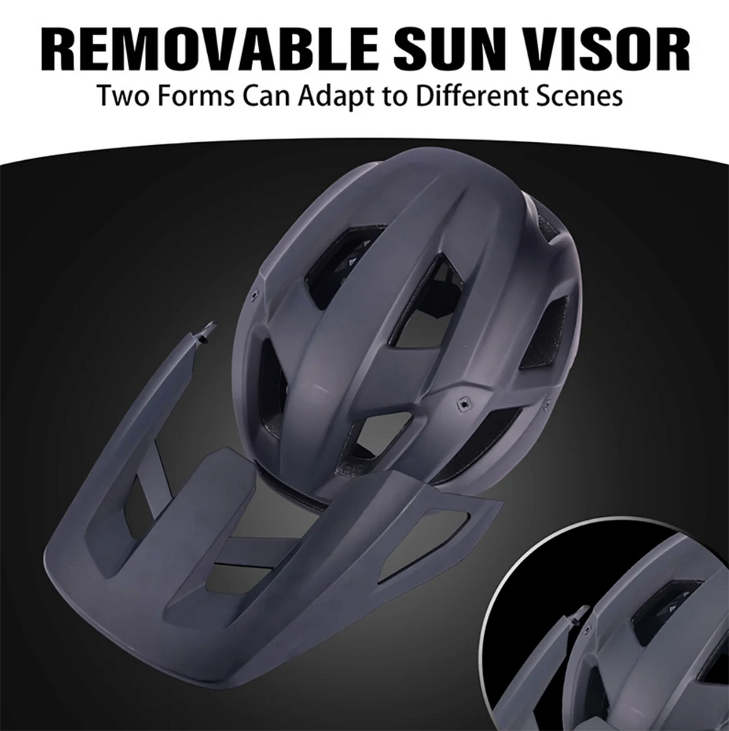 Bike Helmet for Men Women Adults with Extended Visor, Yellow L1711
