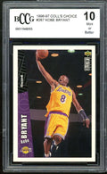 1996-97 Collector's Choice #267 Kobe Bryant Rookie Card BGS BCCG 10 Mint+
