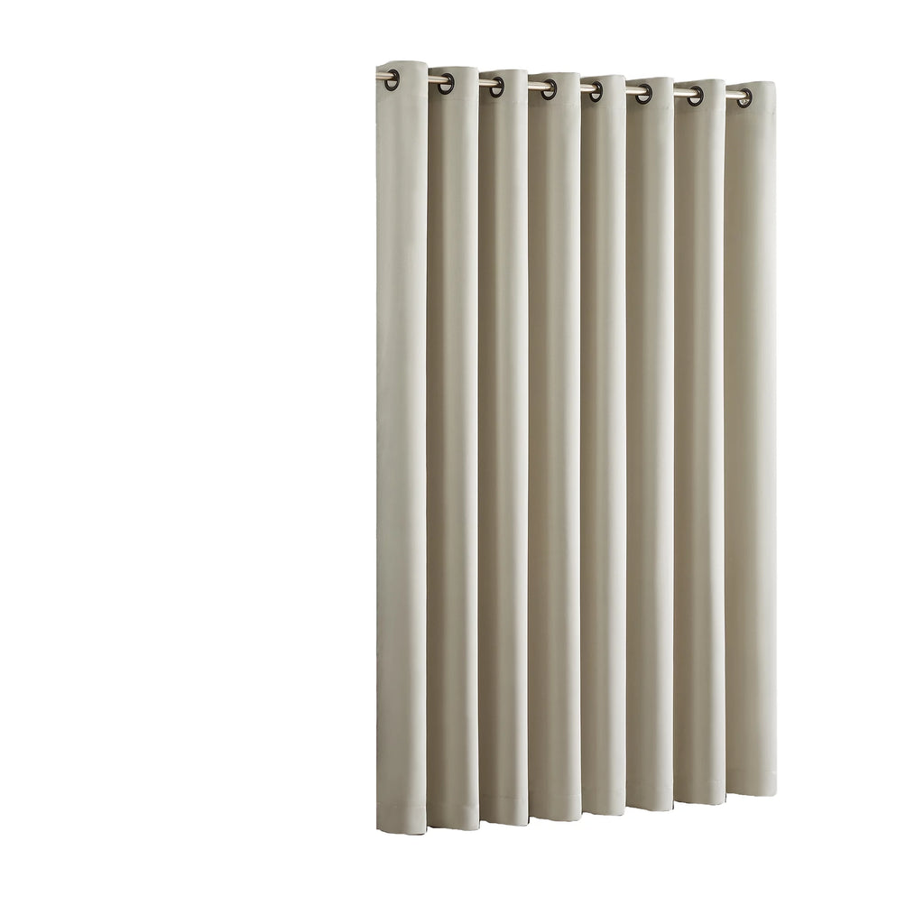 Thermal Blackout Tricia Patio Door Window Curtain Panel, Stone