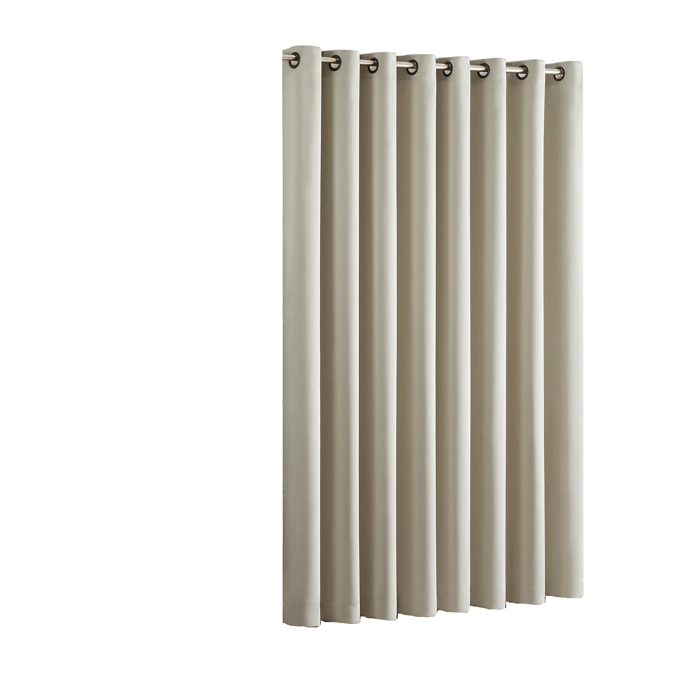 Thermal Blackout Tricia Patio Door Window Curtain Panel, Stone