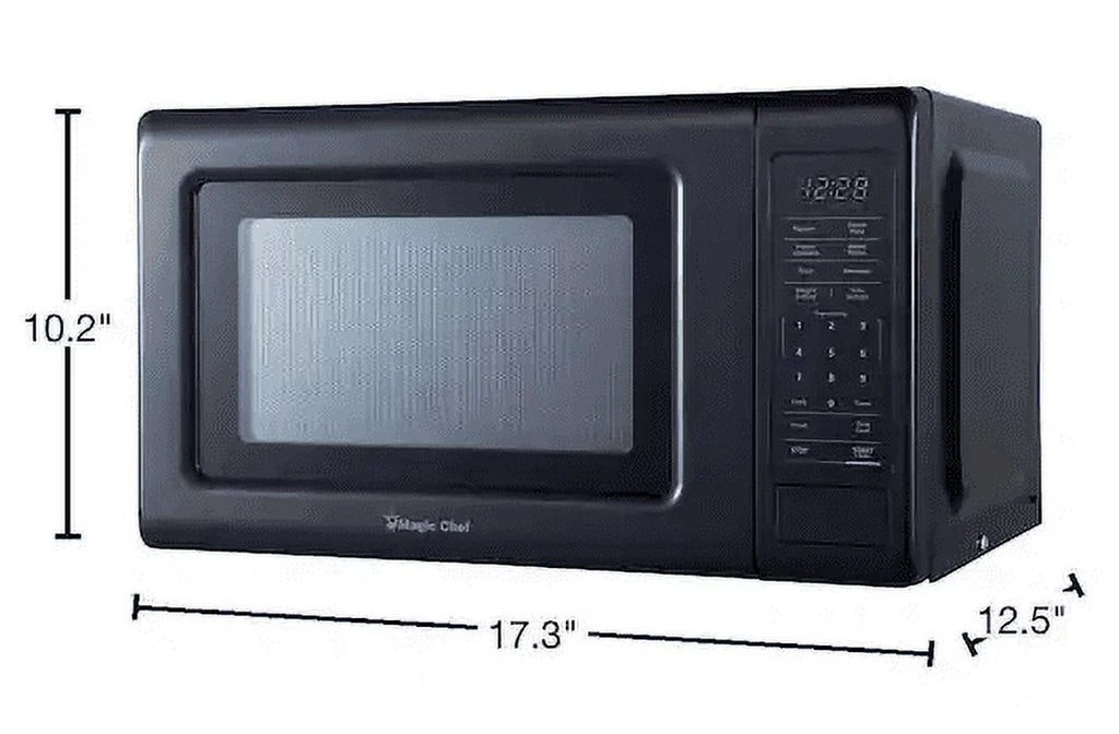 Magic Chef 0.7 cu. ft. 700-Watt Countertop Microwave Black Y86938