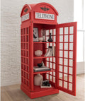 Drinks Cabinet - Telephone Box Design | Unique Home Furniture Statement Piece | Bar Cabinet | Glass Cabinet | Home Bar Unit | Indoor Bar | Bar Cabinets | Wine Cabinet