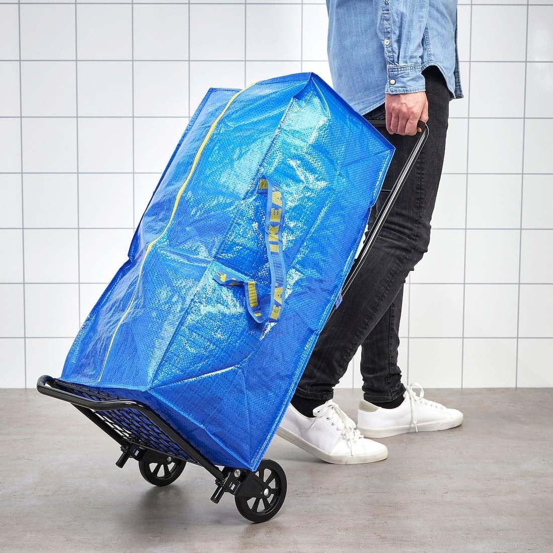 Ikea 901.491.48 Frakta Storage Bag, Blue L92929