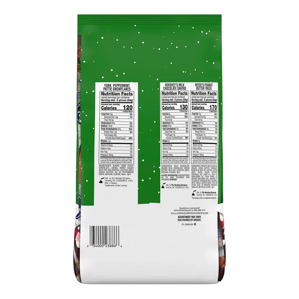 Hershey's Holiday Stocking Stuffer Shapes Chocolate Assortment 59.2 oz O67622