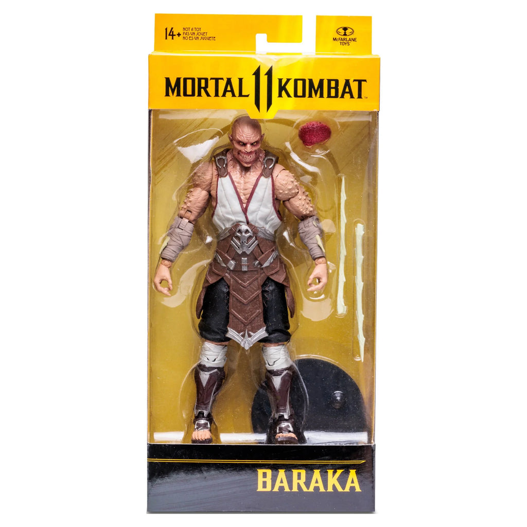 McFarlane Toys Mortal Kombat Baraka Tarkatan General 7in Collectible Figure W52618