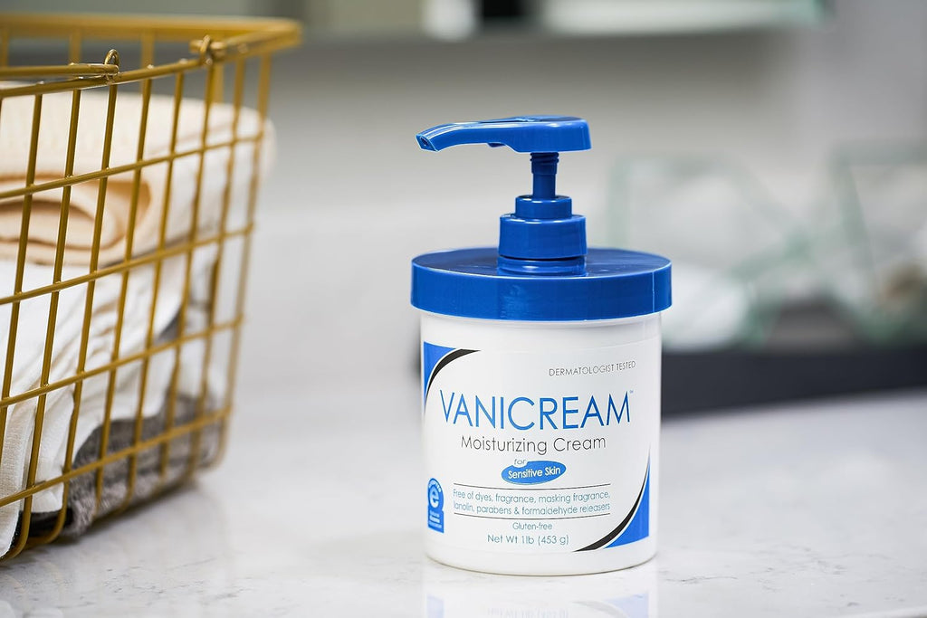 Vanicream Moisturizing Skin Cream with Pump Dispenser, 16 fl oz, Pack of 2 S6999