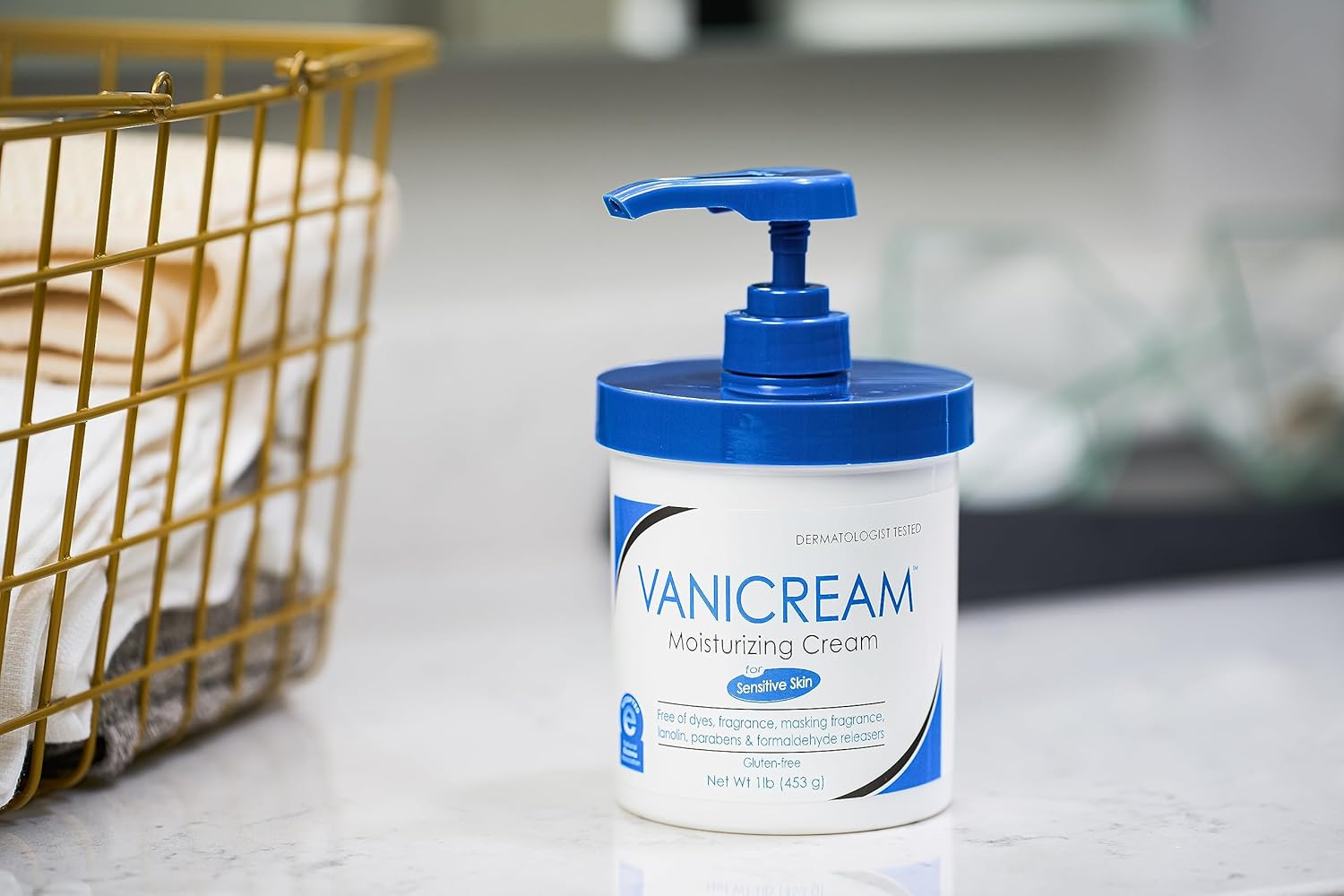 Vanicream Moisturizing Skin Cream with Pump Dispenser, 16 fl oz, Pack of 2 S6999