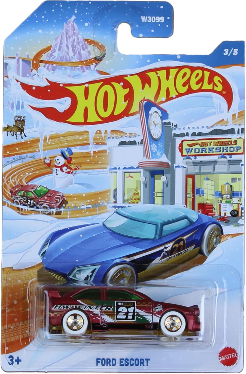 Hot Wheels 2021 Winter Holiday 5-Pack Diecast Vehicles L170875