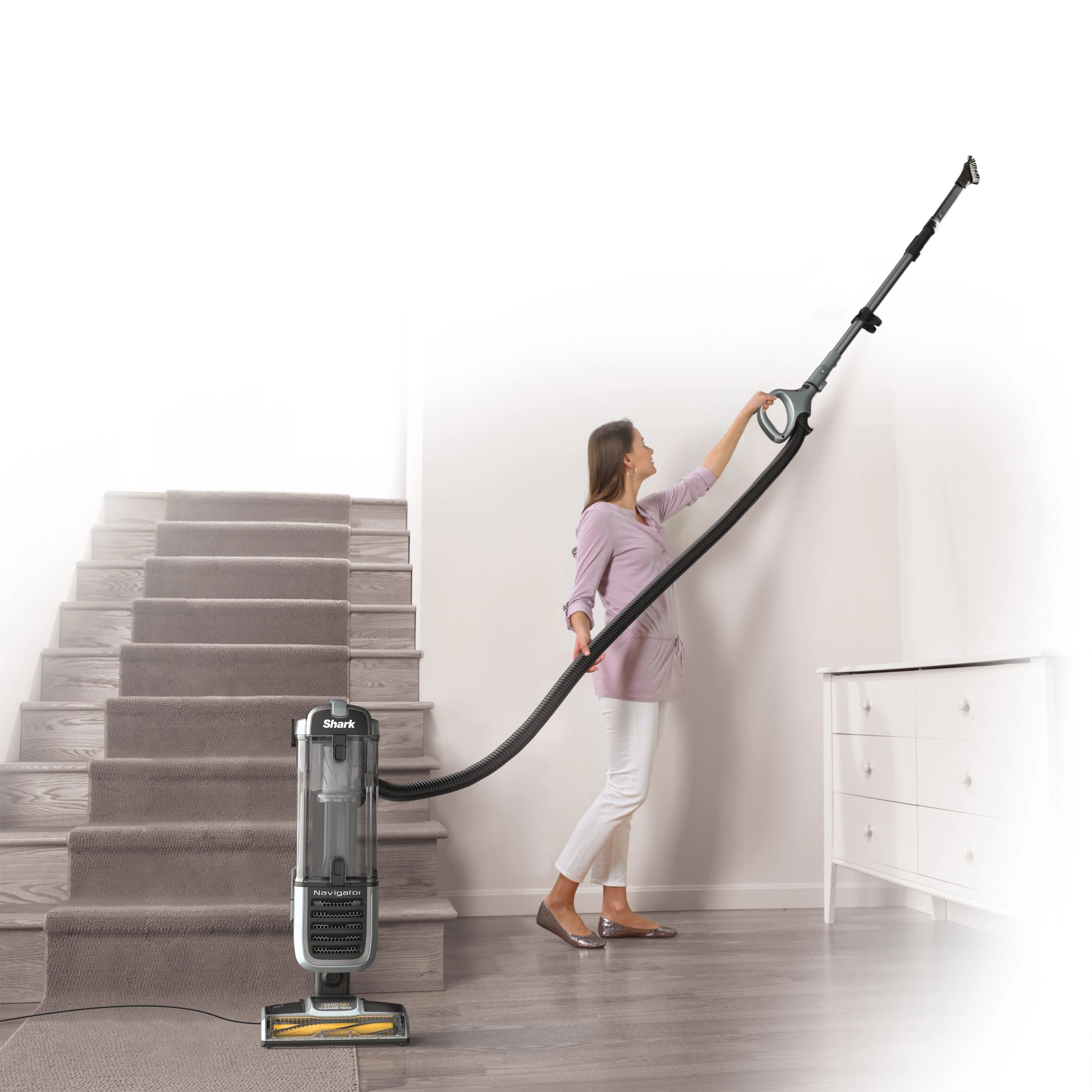 Shark Navigator Self-Cleaning Brushroll Pet Upright Vacuum A66908