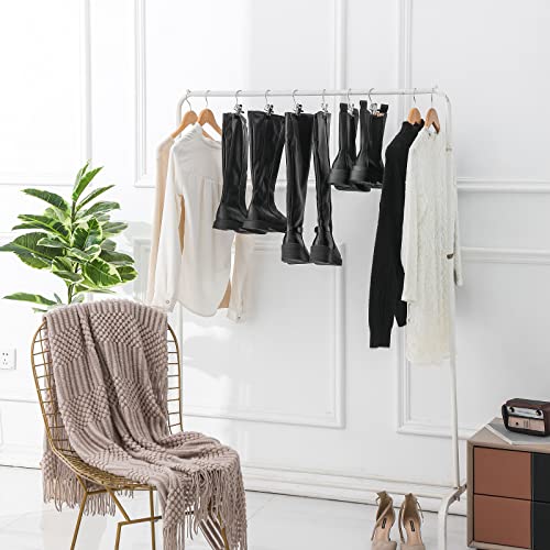 Frezon 15 Pack Boot Hanger Legging Organizer for Closet, Black A6036