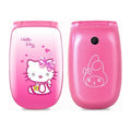 W88 Kawaii Flip Phone Women Super Small 2G GMS Cellphone Version Personality Mini Cute Pocket Children Mobile Phone