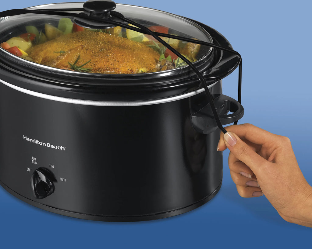Hamilton Beach Portable Slow Cooker 5 Quart Black B63130