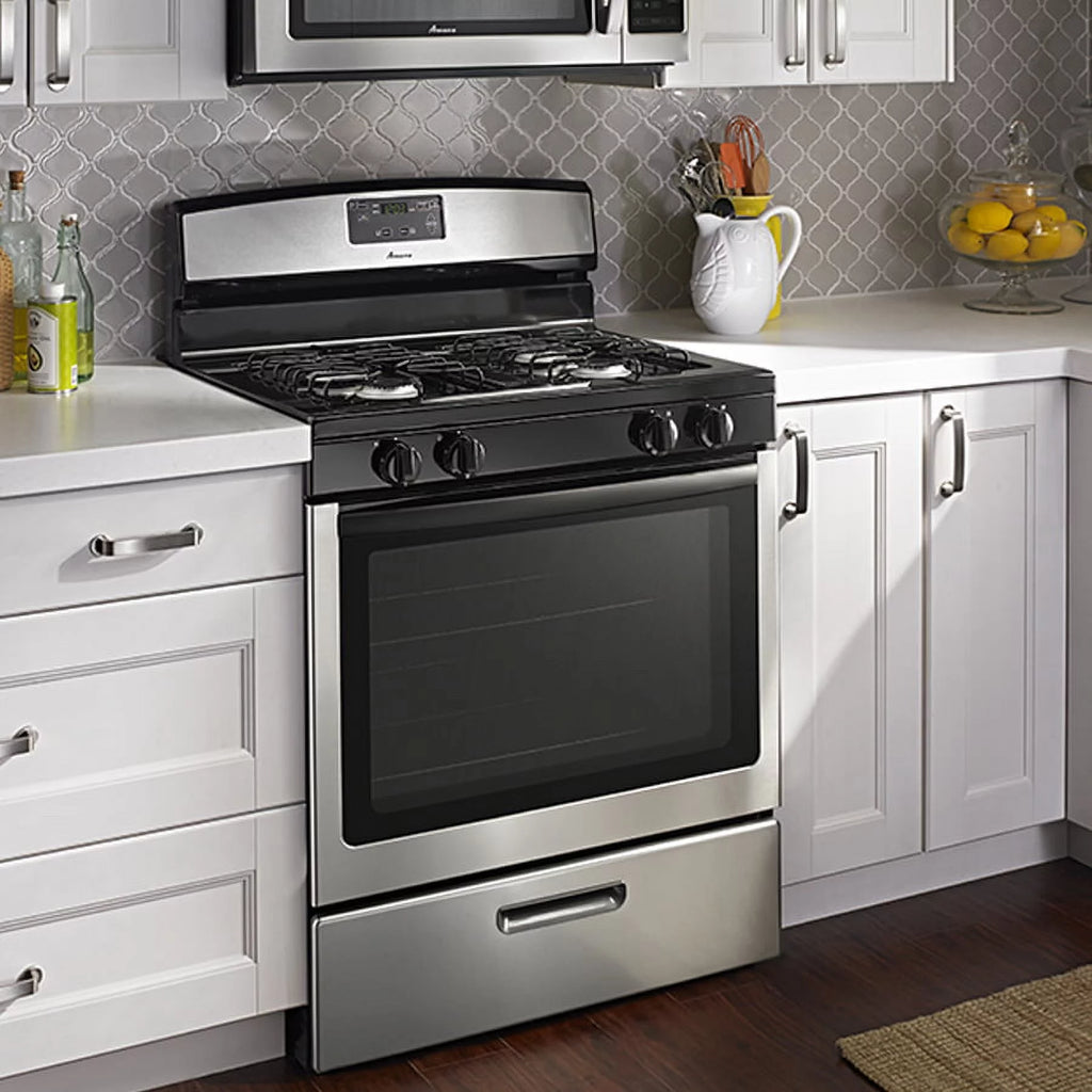 Amana AGR5330BAS Stainless Steel Freestanding Gas Range U214674