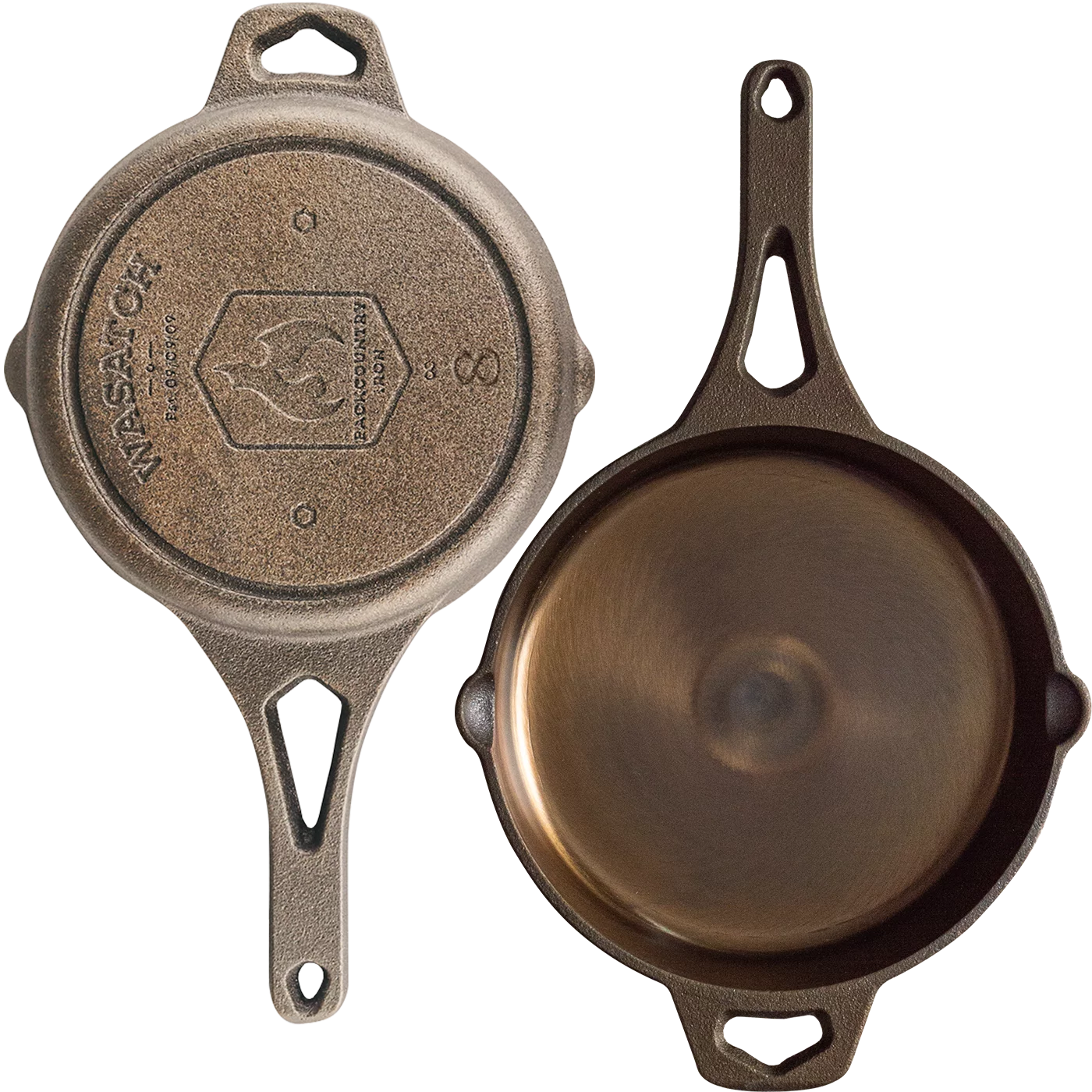 Backcountry Iron 8 Inch Pre-Seasoned Round Cast Iron Skillet J750