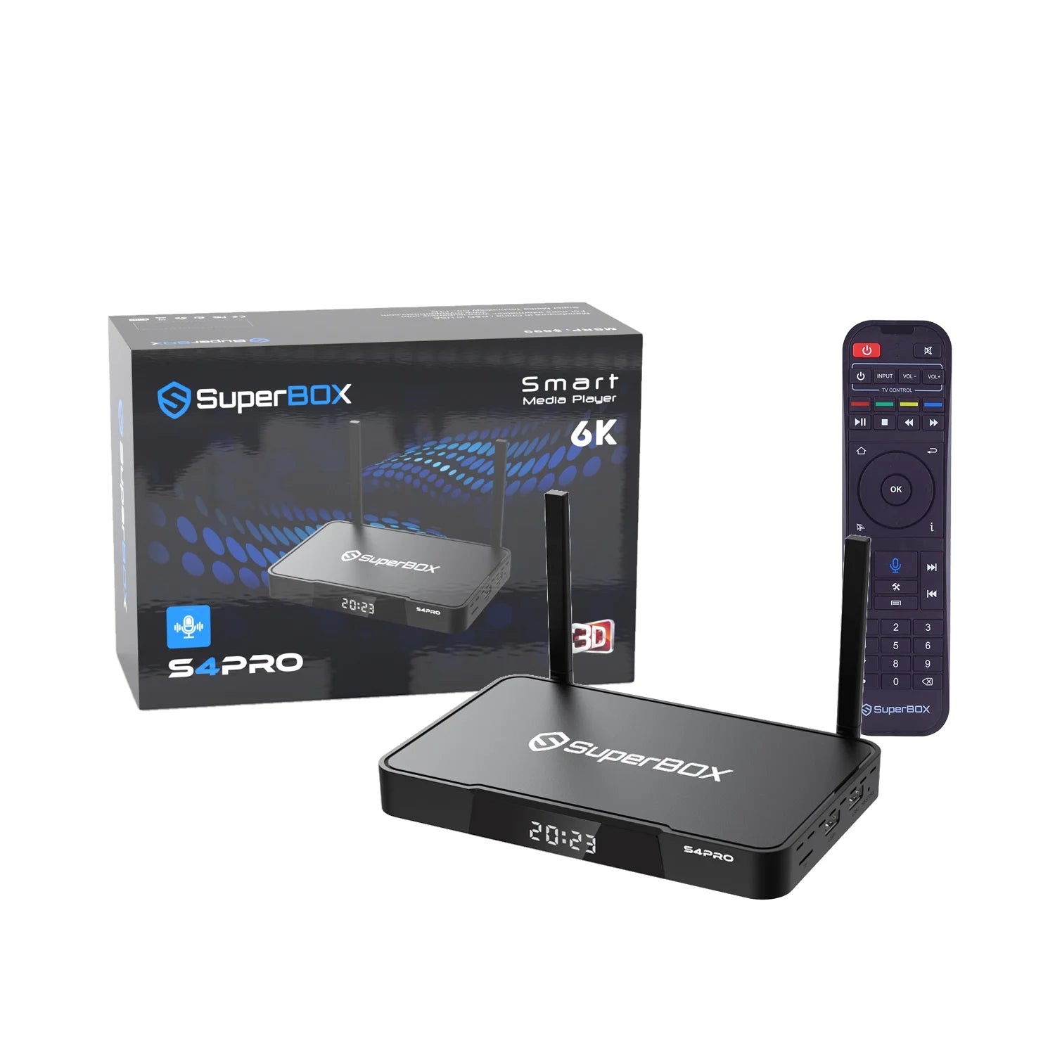 SUPERBOX S4 PRO 2G RAM + 32G ROM Voice Remote Backlit Keyboard T37333