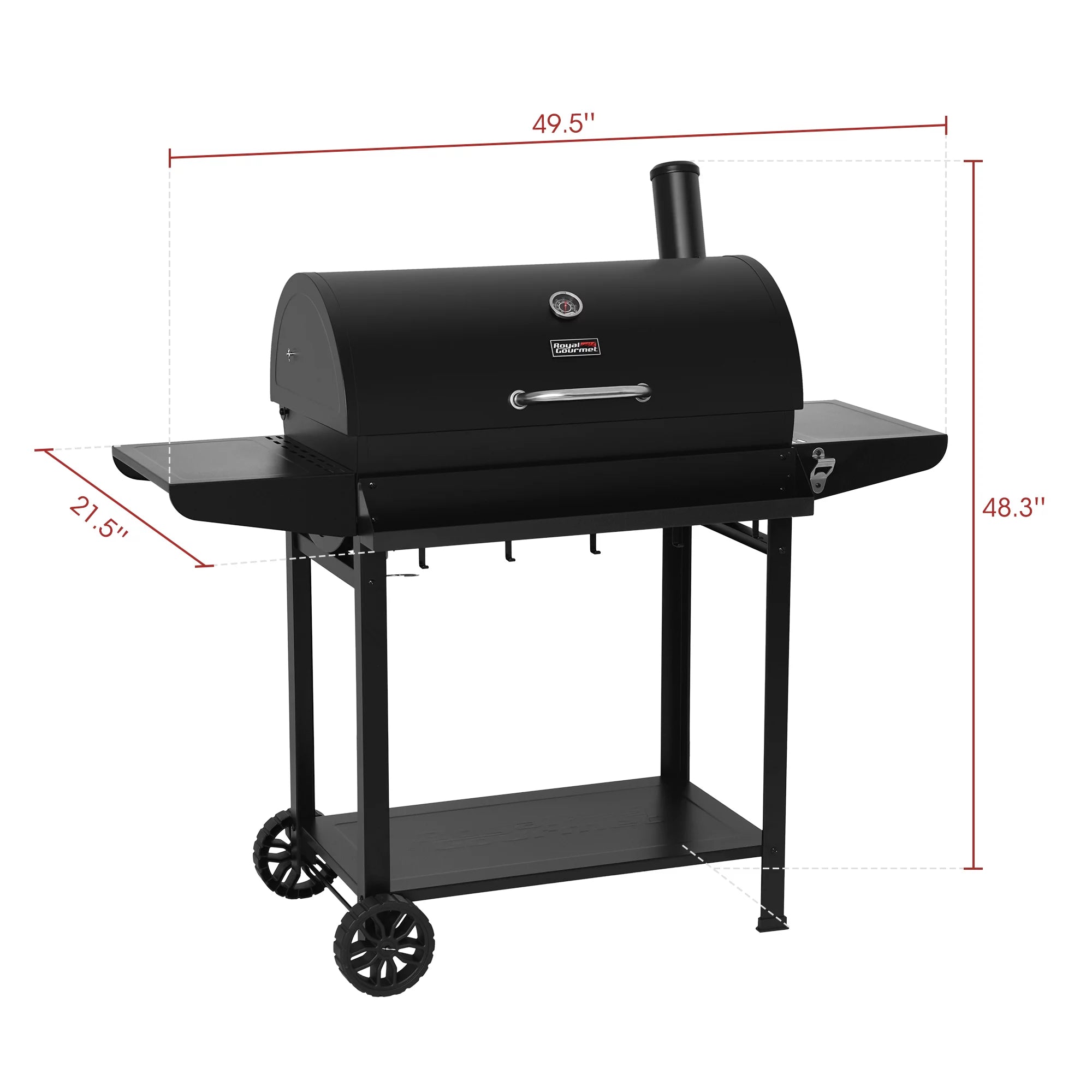 Royal Gourmet CC1830T 30" Barrel Charcoal Grill A528