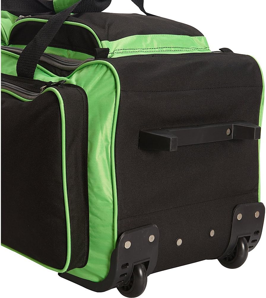 Travelers Club Luggage Rolling Duffel, Teal, 30" Z722