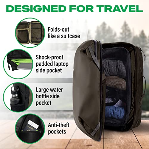 COR Surf Carry On Travel Backpack 28L Army Green L342