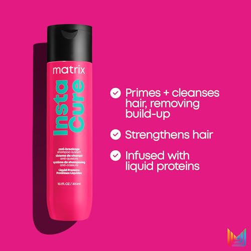 Matrix Instacure Anti-Breakage Shampoo for Dry Damaged Hair, Vegan C489