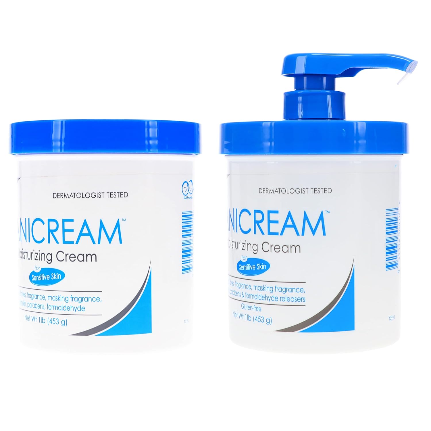 Vanicream Moisturizing Skin Cream with Pump Dispenser, 1 Pound Each K768