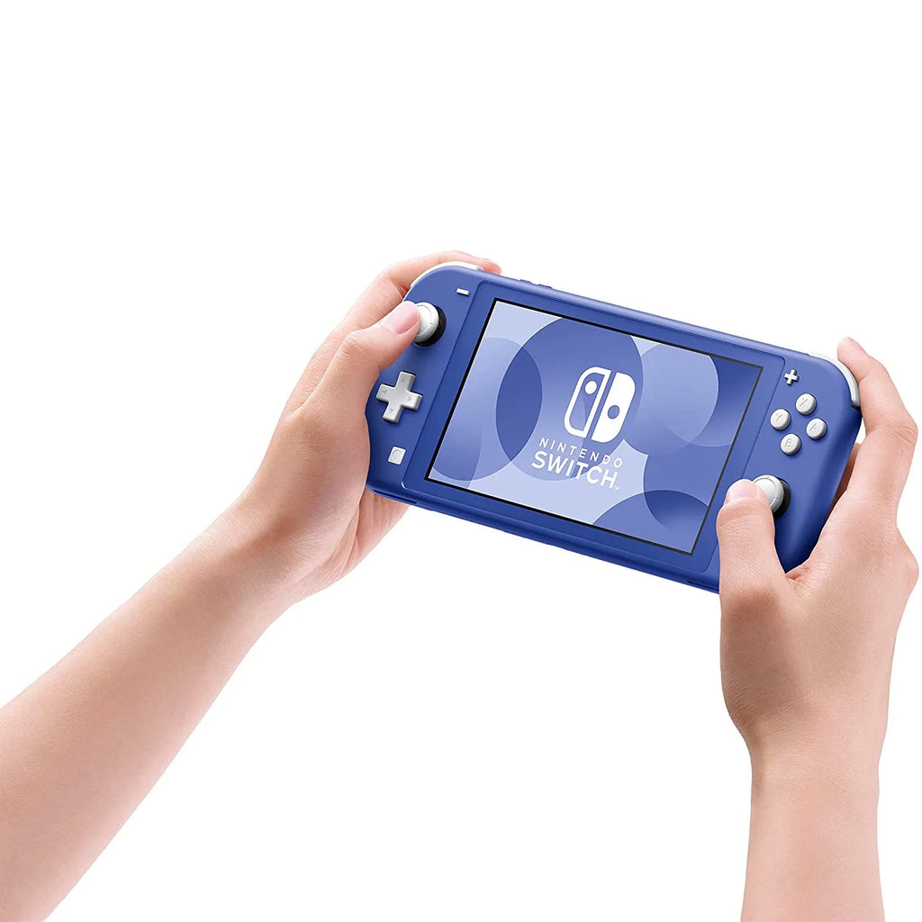 Nintendo Switch Lite Blue Gaming Console Bundle with Animal Crossing X993056