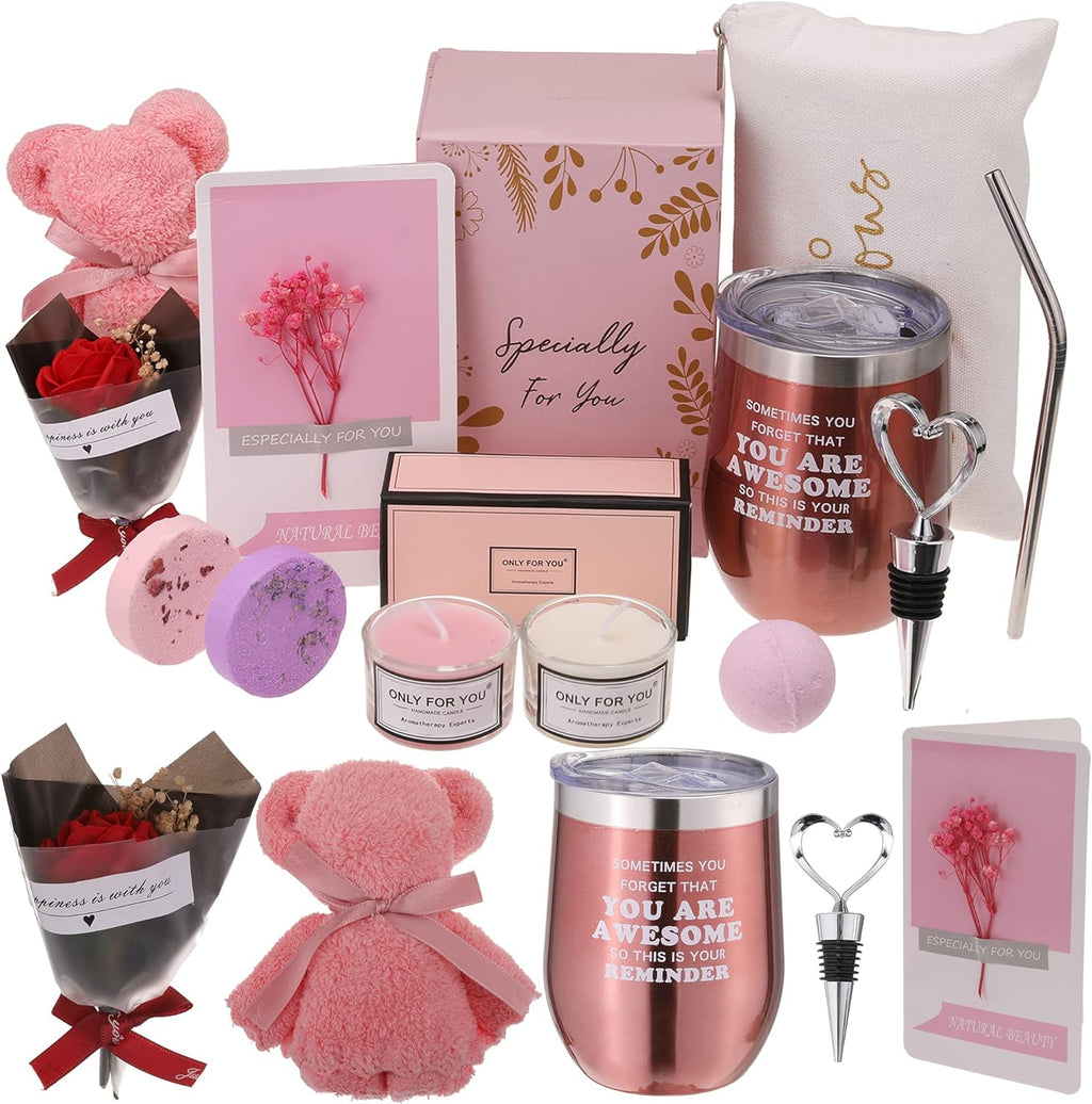 Relaxing Spa Gift Box Basket for Women Mom Sister E336140