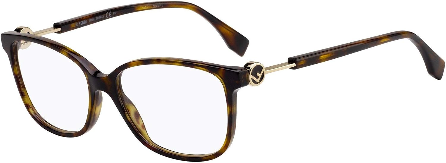 Fendi FF 0346 Eyeglasses Dark Havana H681