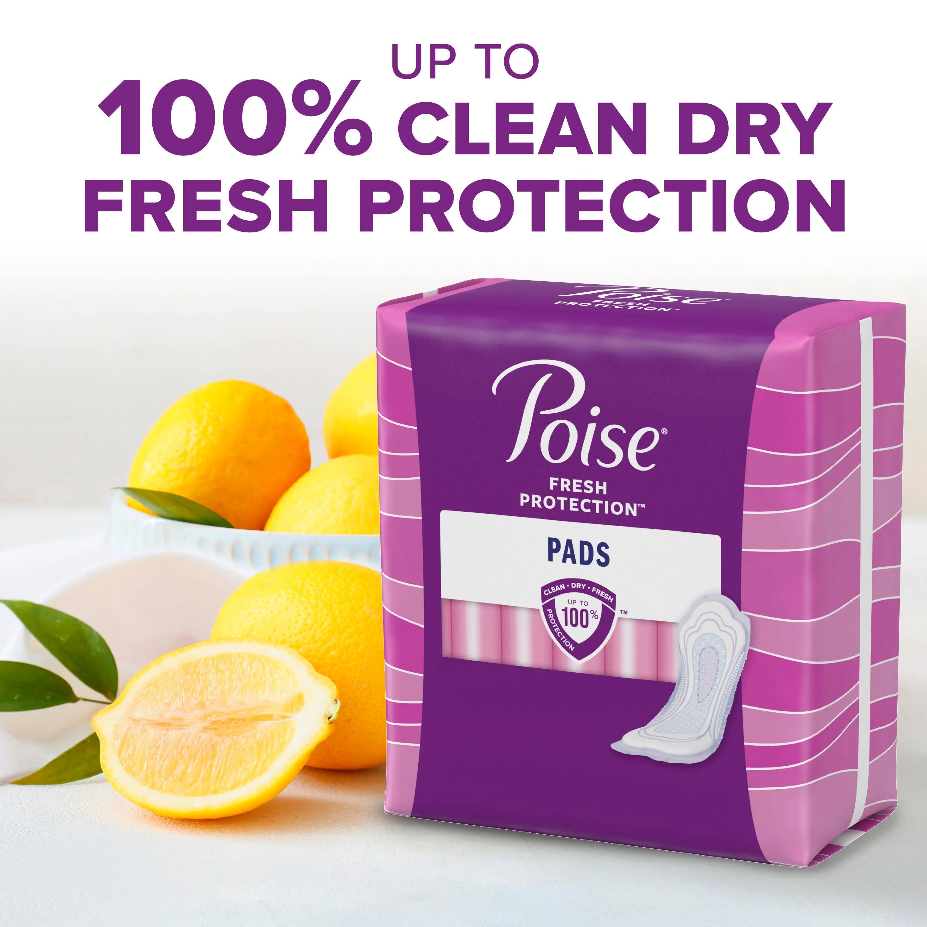 Poise Incontinence Pads for Women, 6 Drop, Ultimate Absorbency, 90 Ct R852219