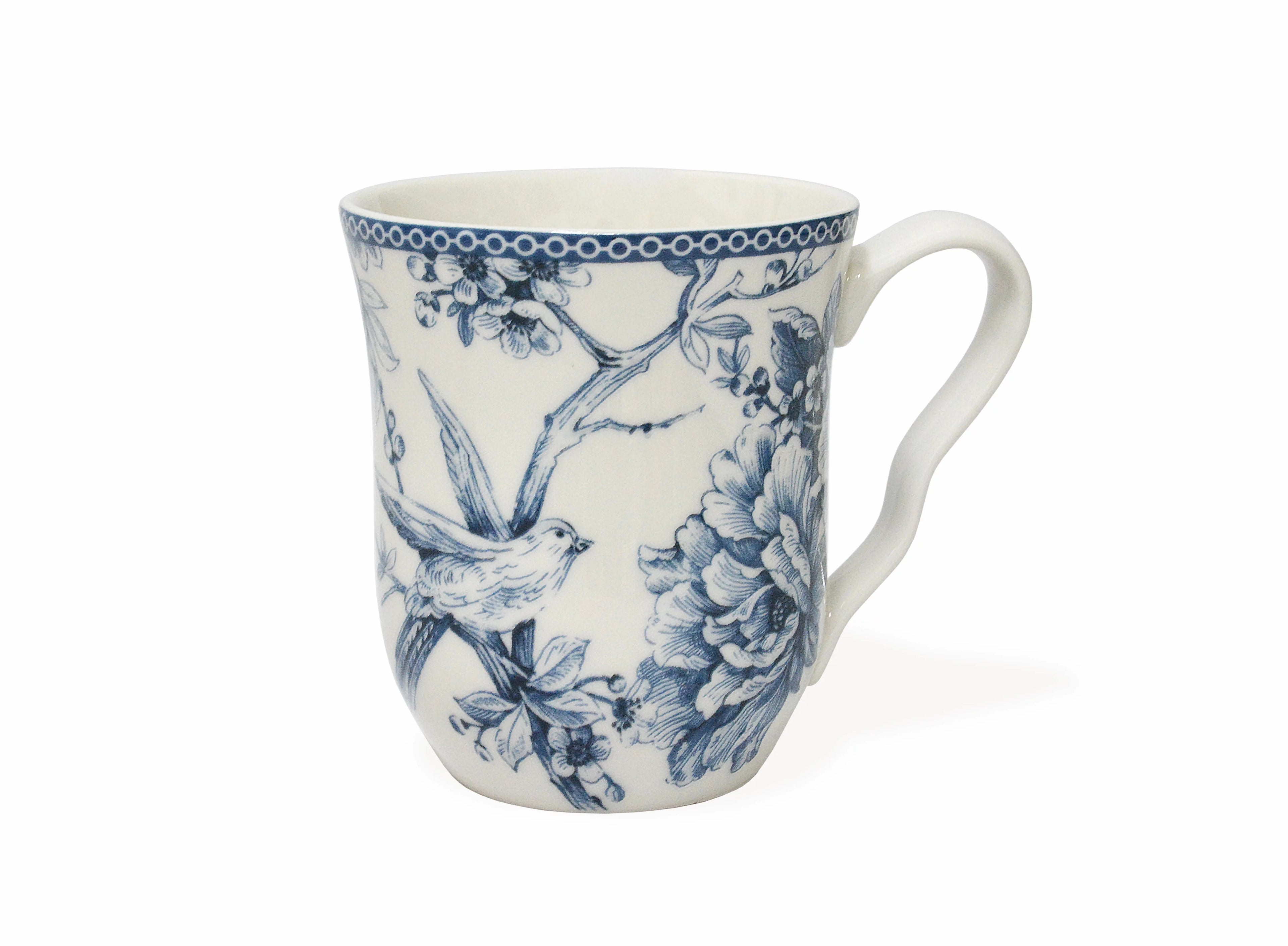 Adelaide Square Porcelain Dinnerware Set, 16-Piece, Blue Toile L8505