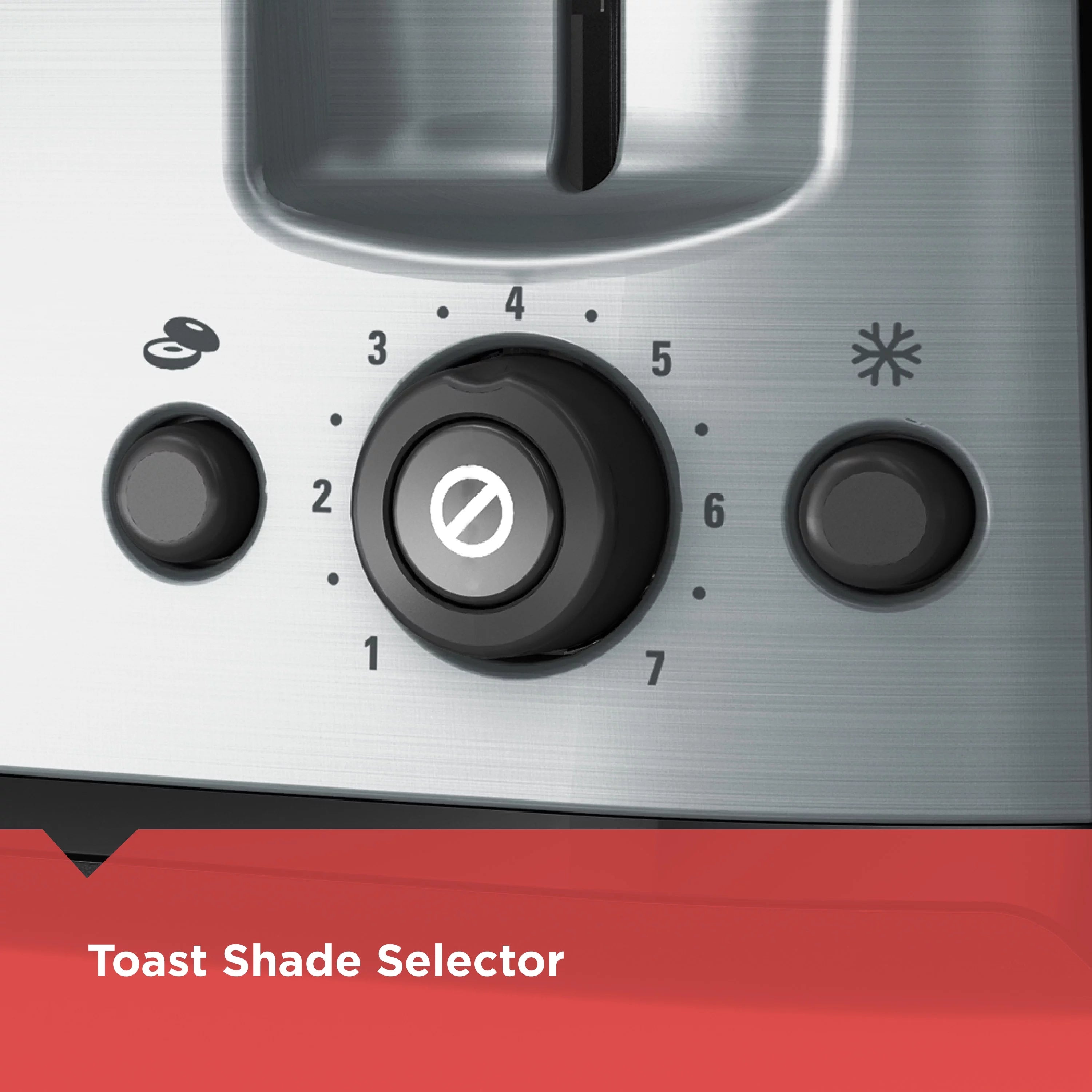 BLACK+DECKER 4-Slice Toaster with Extra-Wide Slots, Black/Silver I58019